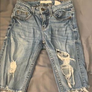 Eunina Jeans/Shorts diy ripped jeans